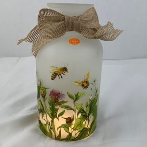 Bubble bee flower garden lantern